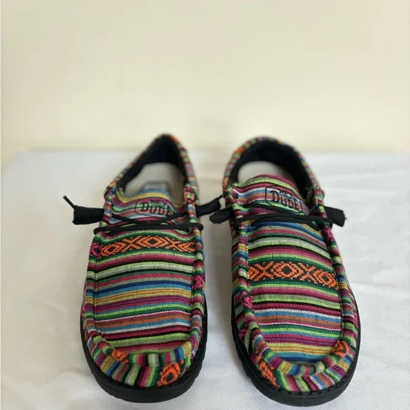 Hey Dude Slip on Shoes Wally Serape Mesa Verde , ladies 11 or mens 8 - Picture 2 of 11